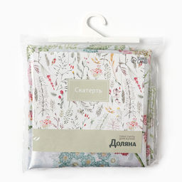 Скатерть Доляна. Летние цветы 145?220 см, 100% п/э