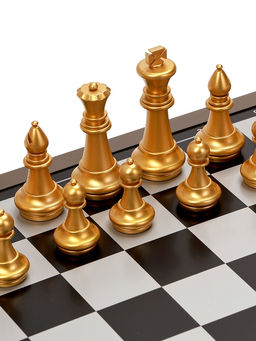 Шахматы магнитные пластиковые, доска с фигурами, 39×39 см