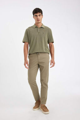 Хлопковые брюки скинни Jogger - Defacto фото 4