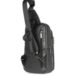 Мужская кожаная сумка-слинг - Barcelo biagi фото 3