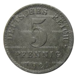 5 пфеннигов 1921 года A Германия