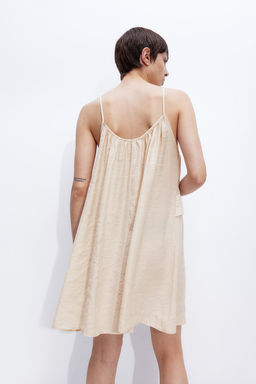 Vestido en mezcla de modal con ribetes de volante - H&m фото 3