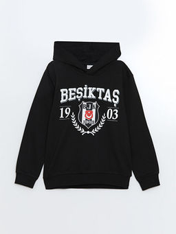 Be?ikta? Bask?l? Erkek ?ocuk Sweatshirt