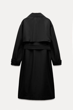WATER-REPELLENT MIDI TRENCH COAT WITH BELT - Zara фото 12