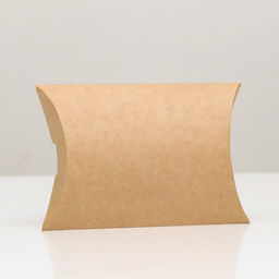 Цена за 10 шт. Коробка складная, подушка, крафт, 15 х 11 х 3 см,
