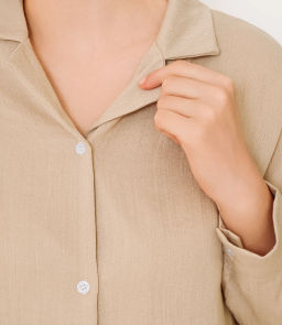 Рубашка #КТ9025 (3), бежевый