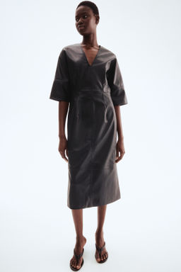 Vestido revestido de corte midi - H&m фото 2