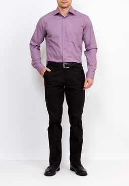 Сорочка мужская длинный рукав GREG 730/319/PUR/Z  фото 2