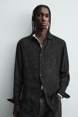 FLUID JACQUARD SHIRT - Zara фото 6