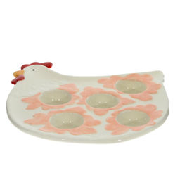 Тарелка для 5-ти яиц, L20 W21 H3 см