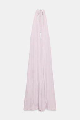 VESTIDO MIDI HALTER SATINADO / Lila - Zara фото 3