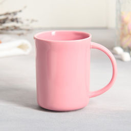 Чайная пара керамическая «С добрым утром»: кружка 200 мл, блюдце 17.8×13.3 см