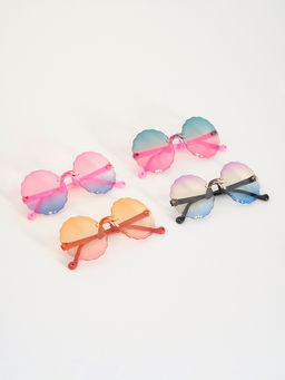 Цена за 2 шт. Карнавальные очки Волна» градиент, цвета МИКС