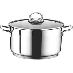 Кастрюля 2,1л нерж.сталь София стекл.крышка 9920-200-0