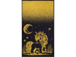 Полотенце махровое 6с103.412ж1 Волшебная ночь(т.желтый) 50х90см