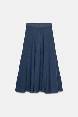 LAYERED MIDI SKIRT - Zara фото 6