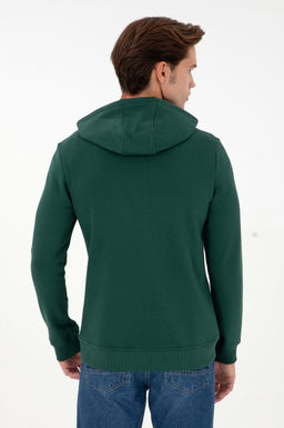 Мужской темно-зеленый свитшот - U.s. polo assn фото 5