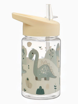 Поильник детский с трубочкой «Дино», 350мл., цвет бежевый Крошка Я