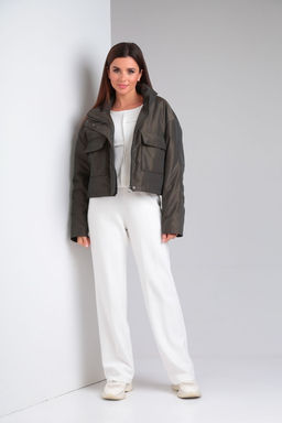 Куртка Diamant 1914-Р беж-какао фото 105