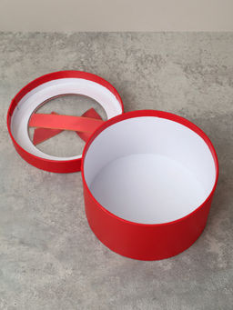 Коробка подарочная 3 штуки 20х20х11 см / 3431-1 /уп 30/красная - ГалеонТрейд фото 6