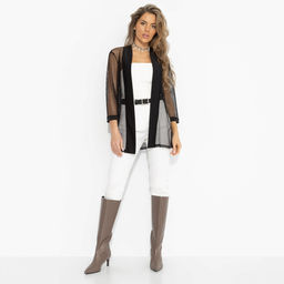 Кардиган , который собирает образ, Для стильного образа (черный) - Charutti фото 14