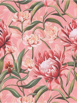 Цена за 10 шт. Бумага упаковочная Цветочная, 70 ? 100 см