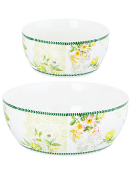 Набор 2 салатников - 14*14*6 см 600 мл + 20*20*7,5 см 1,7 л Лимоны NEW BONE CHINA - Elan gallery фото 13