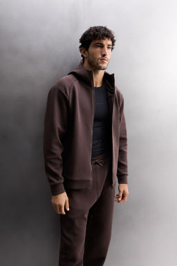 TECHNICAL ZIP-UP HOODIE - Zara фото 7