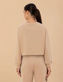 Bej Sweatshirt - Pierre cardin фото 5