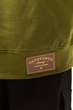 Худи ЗАПОРОЖЕЦ Ogon GREEN  фото 10