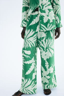 Pantal?n de corte holgado con cord?n de ajuste - H&m фото 6