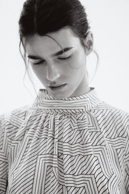 Stand-collar blouse - H&m фото 9