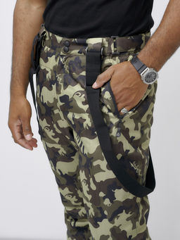 Полукомбинезон утепленный мужской зимний горнолыжный коричневого цвета 2405K - Mtforce фото 16