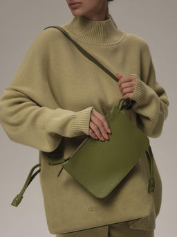 Замшевая сумка Eveline DBR 31143 киви фото 2