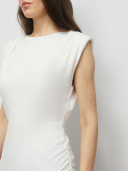 Футболка из вискозы с драпировкой / Zarina фото 6