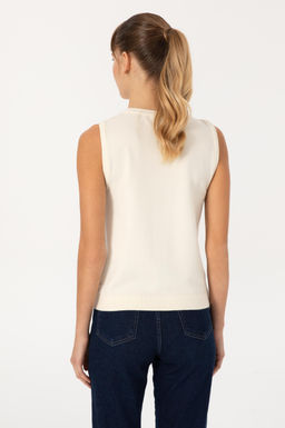 Kad_n Krem Bisiklet Yaka S_veter - U.s. polo assn фото 5