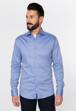 Сорочка мужская длинный рукав GREG 223/131/8715/Z/1 STRETCH_GB  фото 8