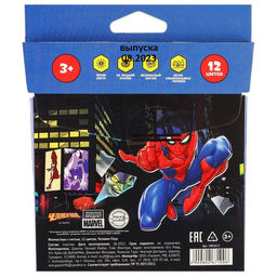 Фломастеры с кистью, 12 цветов, Человек-паук - Marvel фото 12