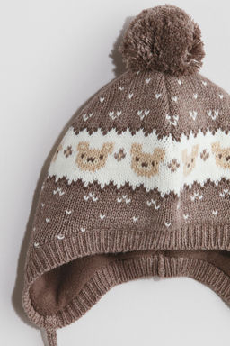 Gorro beanie con orejeras y forro polar - H&m фото 3