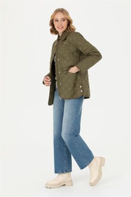 Женское пальто цвета хаки Неожиданная скидка в корзине - U.s. polo assn фото 4