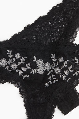 Pack de 2 bragas Brazilian de encaje - H&m фото 5