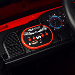 Электромобиль "Профи" на аккумуляторе, с р/у управлением, в коробке (красный)