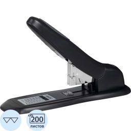 Степлер мощный Attache Quantum 23/6-23/24 до 200 листов, черный