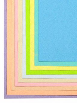 Набор листового фетра (мягкий) Magic 4 Hobby 1мм 20х30см арт.FLT-SA15 уп.10 листов цв.пастельное ассорти