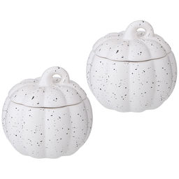 НАБОР ГОРШОЧКОВ ДЛЯ ЗАПЕКАНИЯ С КРЫШКОЙ ТЫКВА ИЗ 2-Х ШТ. ПО 250 МЛ