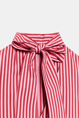 TOP ASIM?TRICO RAYAS / Fucsia - Zara фото 9