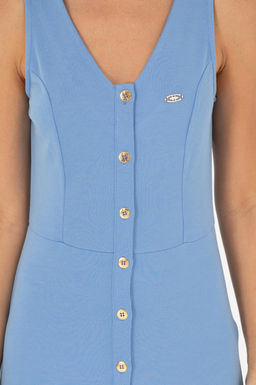 Женское темно-синее трикотажное платье Неожиданная скидка в корзине - U.s. polo assn фото 5