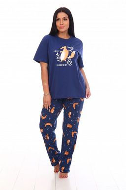 РАСПРОДАЖА Пижама Фэмилилук-лиса_136/индиго - Ihomelux фото 7