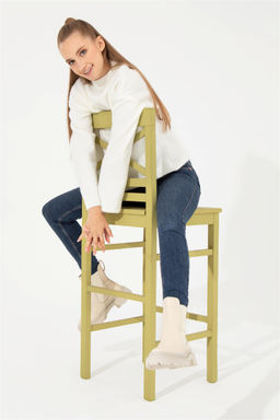 U. S. Polo Assn Женская кремовая водолазка с воротником - U.s. polo assn фото 7