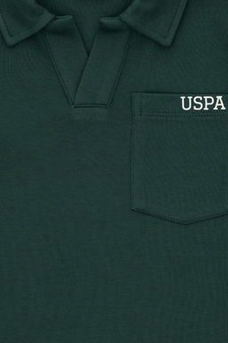 Темно-зеленая футболка для мальчика Неожиданная скидка в корзине - U.s. polo assn фото 3